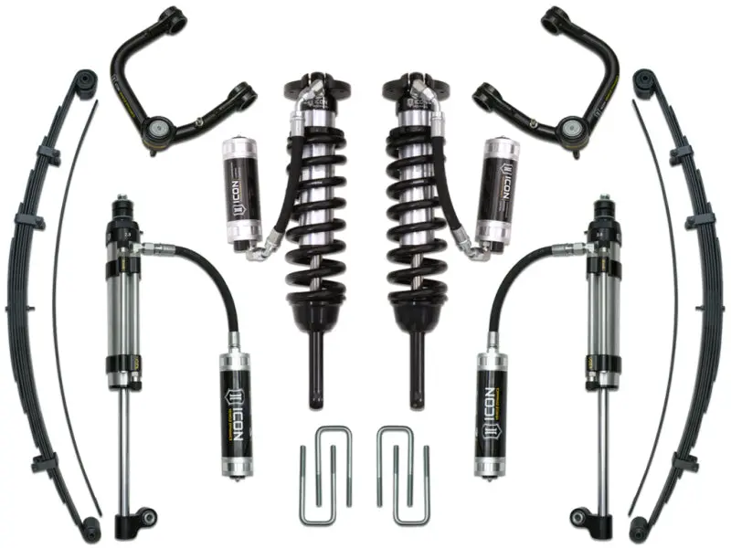 Icon 05-15 Toyota Tacoma 0-3.5In/16-17 Toyota Tacoma 0-2.75In Stg 10 Suspension System W/Tubular Uca 1