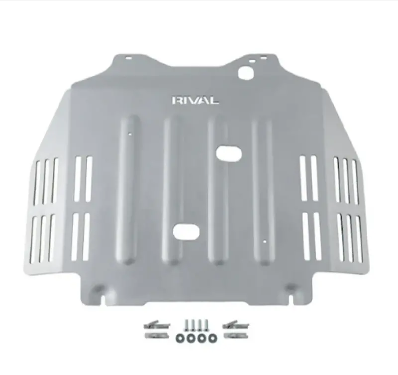 Rival 2021-2025 Toyota Tundra  Aluminum Transmission Catalytic Converter Skid Plate 1