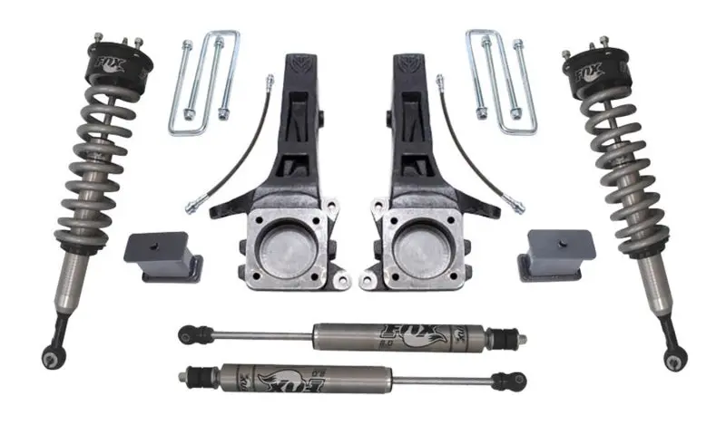 Maxtrac 05-18 Toyota Tacoma 2Wd 6 Lug 6.5In/4In Maxpro Elite Spindle Lift Kit W/Fox Shocks 1