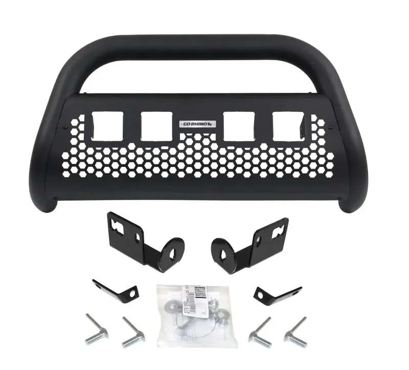 Go Rhino 19-20 Chevy 1500 Rc2 Lr 4 Lights Complete Kit W/Front Guard + Brkts 1