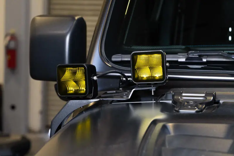 Dv8 Offroad 3-Inch Elite Series Led Amber Pod Light 1