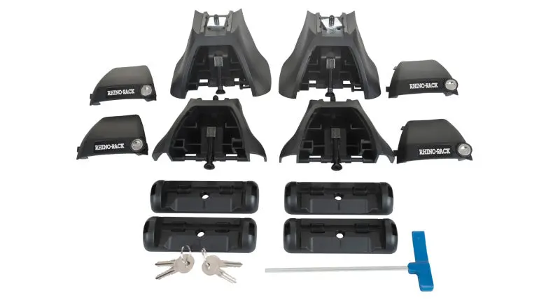 Rhino-Rack 07-21 Toyota Tundra 4 Door Pick Up Vortex 2500 2 Bar Roof Rack - Black 1