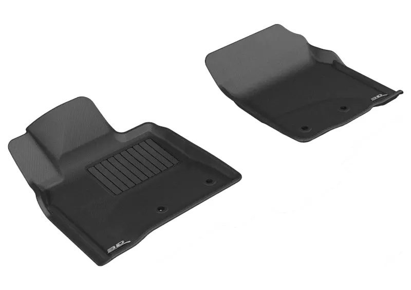 3D Maxpider 2008-2011 Lexus/Toyota Lx/Land Cruiser Kagu 1St Row Floormat - Black 1