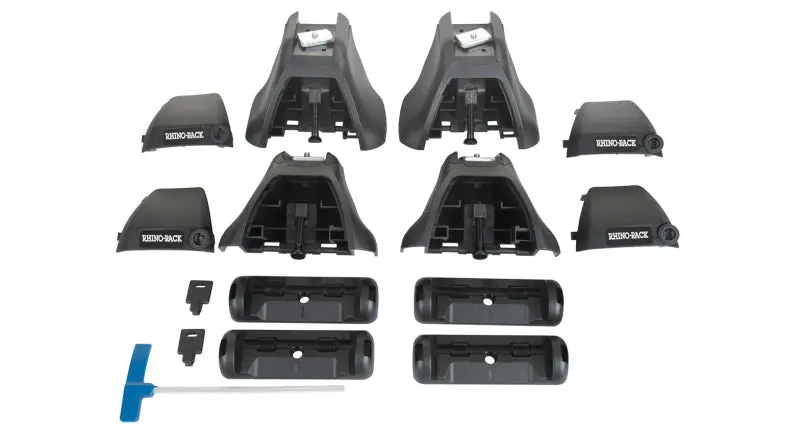 Rhino-Rack 15-19 Chevrolet Silverado Hd 4 Door Pick Up Heavy Duty 2500 2 Bar Roof Rack - Black 1