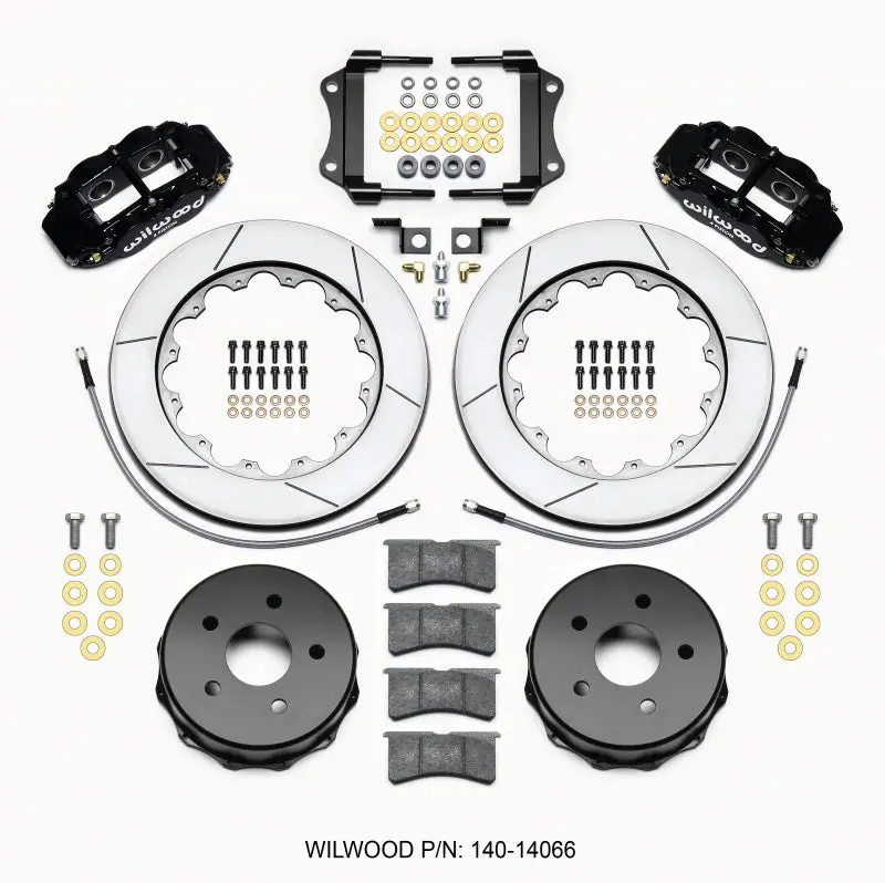 Wilwood Narrow Superlite 4R Rear Kit 14.00In 2007-Up Jeep Jk W/Lines 1