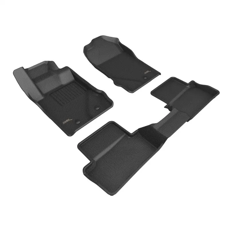 3D Maxpider 21-24 Ford Bronco 2-Door Kagu Black R1 R2 1