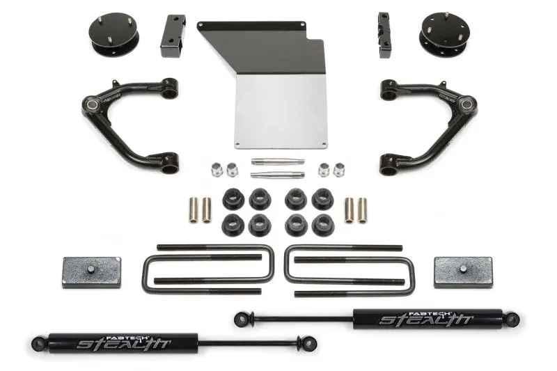 Fabtech 07-18 Gm K1500 4In Uniball Uca System W/Rear Stealth Shocks 1