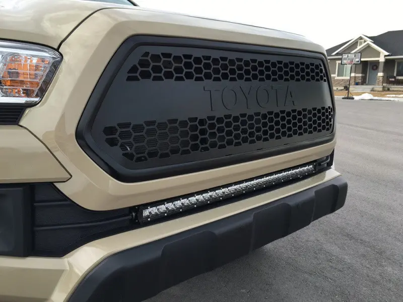 Cali Raised 2016-2023 Toyota Tacoma 32In Lower Bumper Flush Slim Light Bar - Light Bar/No Switch 1