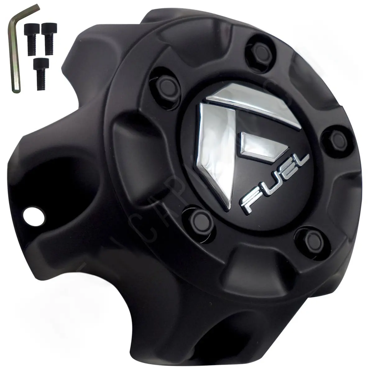 Fuel Offroad Wheels Flat Black Custom Wheel Center Caps # 1001-58B (4 Caps) 1