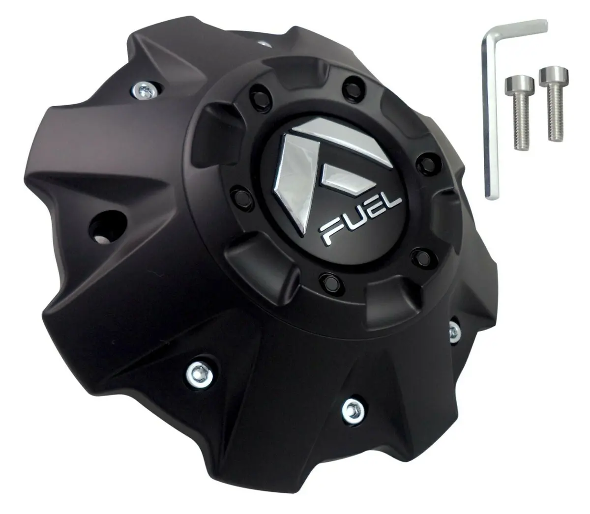 Fuel Offroad Wheels Flat Black Wheel Center Cap #1001-63B M-447 5-6 Lug (4 Caps) 1