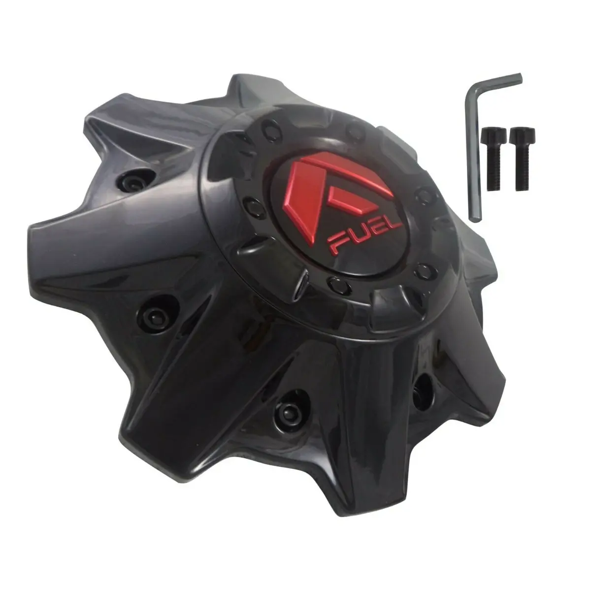 Fuel Offroad Wheels Gloss Black / Red Custom Center Cap Caps # 1001-83Gbq (1 Cap) New! 1