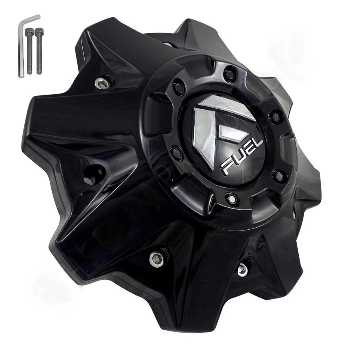 Fuel Offroad Wheel 8 Lug Gloss Black Wheel Center Cap Caps # 1002-53Gb (4 Caps) New 1