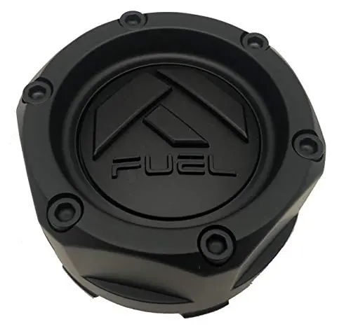 1003-48Mbmb - Fuel Matte Black With Matte Black Emblem Wheel Center Cap 1