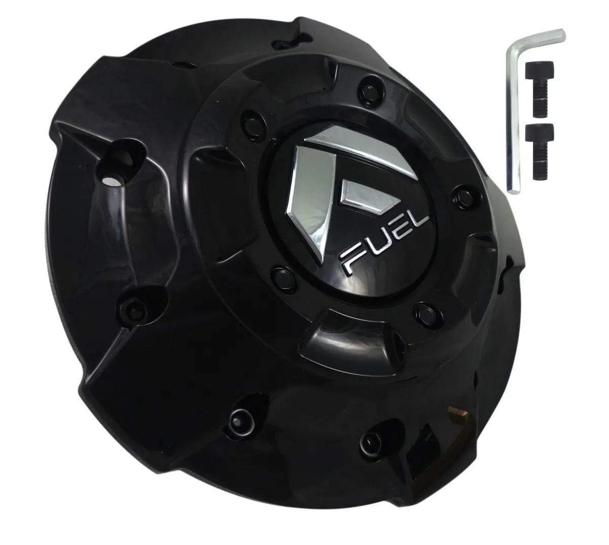 Fuel Offroad Wheels Gloss Black Custom Wheel Center Caps # 1003-81Gbr (4 Caps) 1