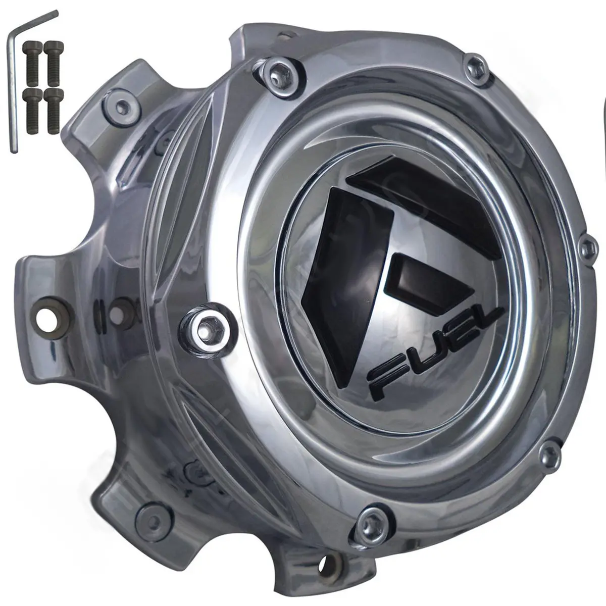 Fuel Offroad Wheels Chrome Custom Wheel Center Cap # 1004-08 / 1004-05 (4 Caps) 1