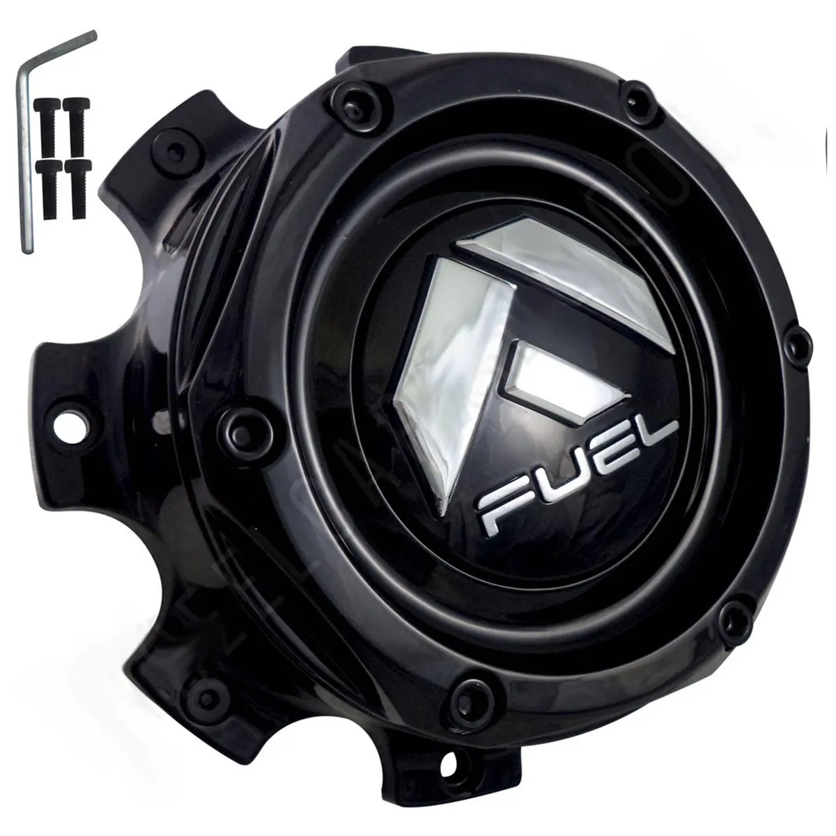 Fuel Offroad Wheels Gloss Black Custom Wheel Center Cap # 1004-08Gb (4 Caps) 1