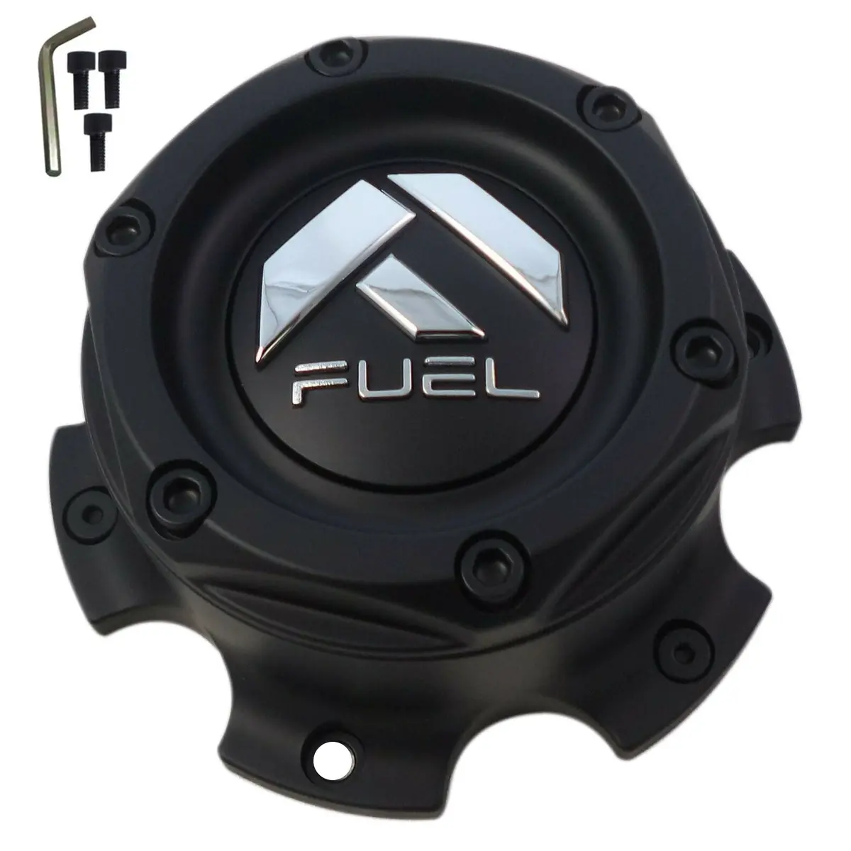 Fuel Wheels Matte Black Center Cap # 1004-27Mb / 1004-26 (1 Cap) New 6 Lug Forge 1