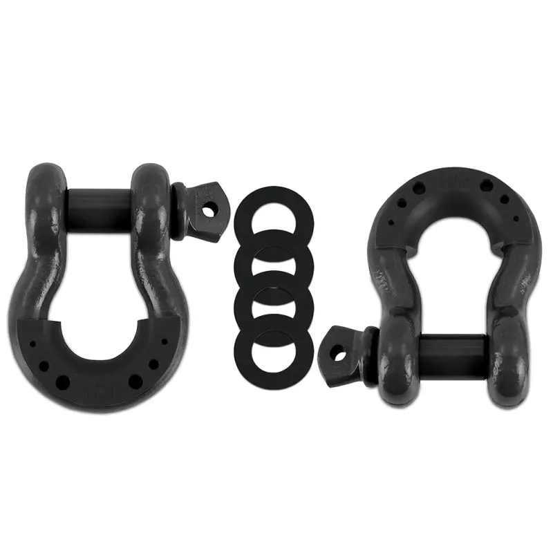 Borne Off-Road Borne D-Ring Shackle Set Black 1