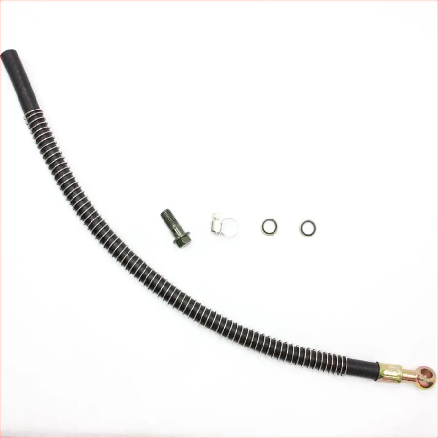 10Mm Banjo 480Mm Oil Cooler Radiator Hose Line 1