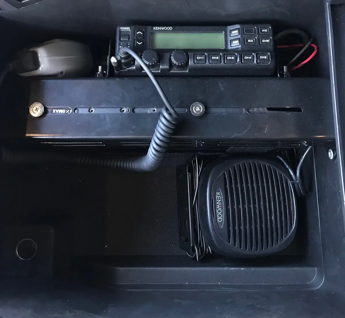 Gen 2 Raptor And 2017 - 2021 Super Duty 110W Kenwood Radio Center Console Mount 1