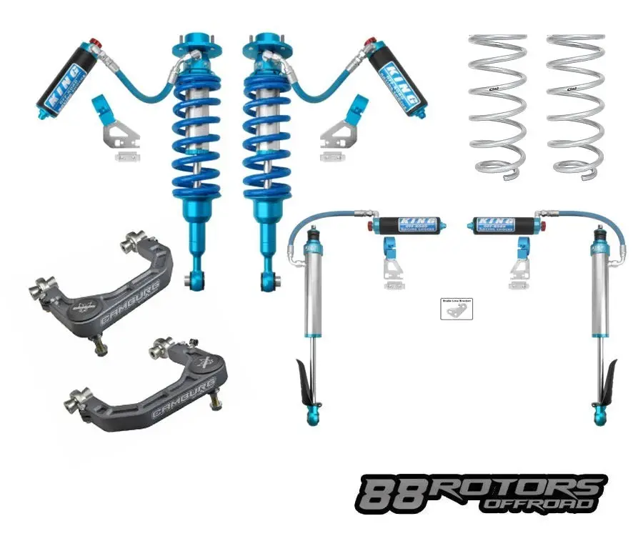2024+ Toyota Tacoma King 2.5 Coilovers/Shocks W/Compression Adjusters W/End Link, Rear Springs, & Uca Options 6