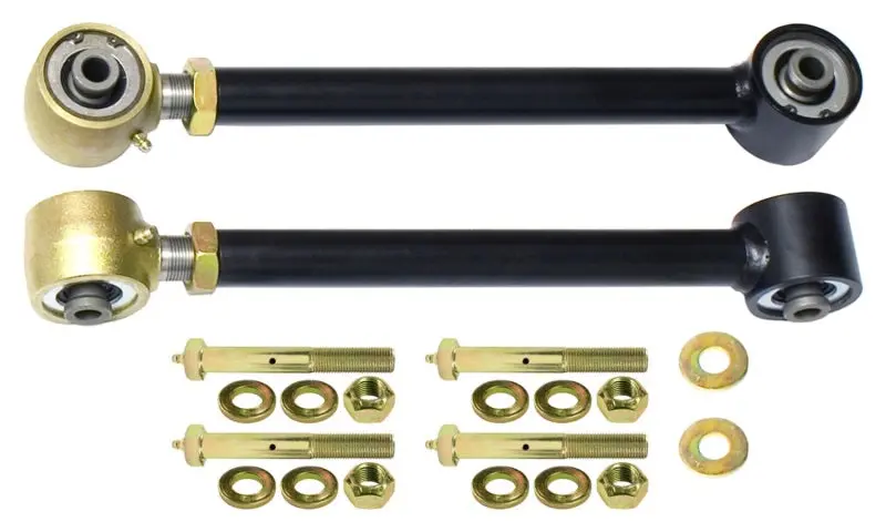 Rockjock Tj/Lj Johnny Joint Adjustable Control Arms Lower Front Or Rear Adjustable Greasable Pair 1