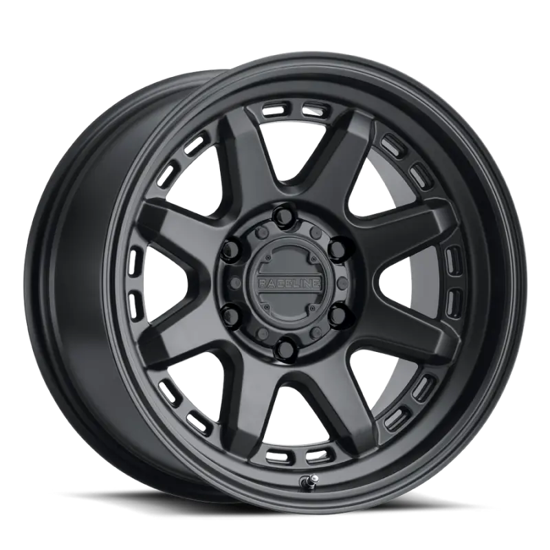 Raceline 947B Scout 17X8in / 5X108 Bp / 35Mm Offset / 72.62Mm Bore - Satin Black Wheel 1