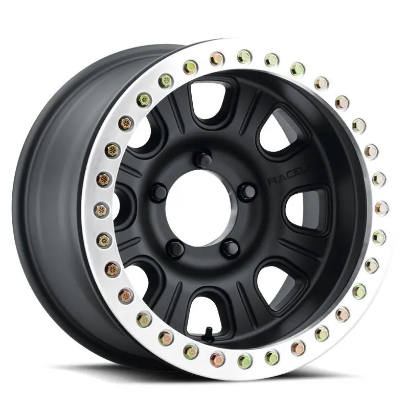 Raceline Rt231 Monster 15X8in / 5X5.5 Dbp Bp / -32Mm Offset / 107.95Mm Bore - Satin Blk Machined 1