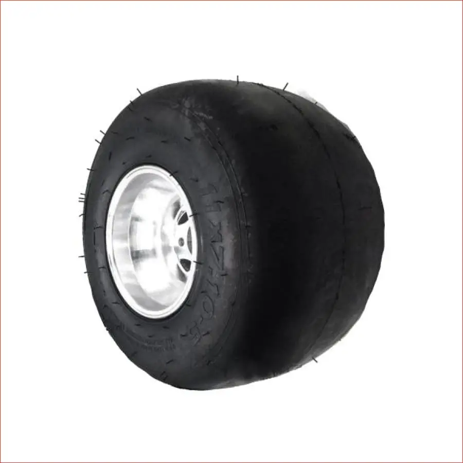 11X7.10-5" Super Slick Rear Alloy Wheel (Rim And Tyre) Pair (X2) 1