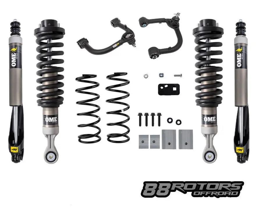 ARB Old Man Emu MT64 3" Lift Kit for 2022–2024 Toyota Tundra — Includes Optional Adjustable Upper Control Arms