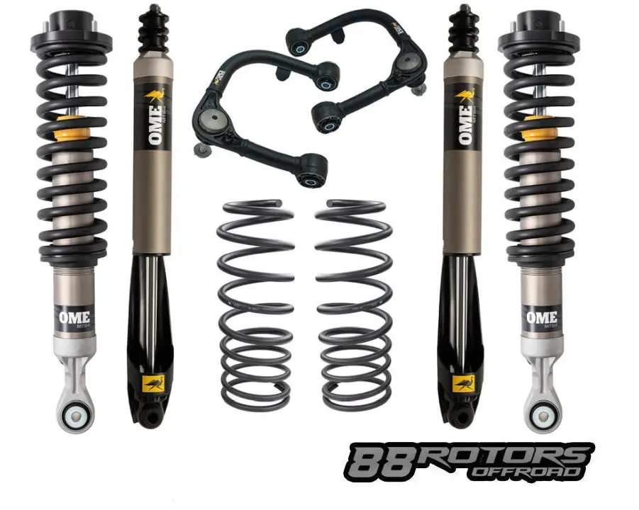 ARB Old Man Emu MT64 3-inch lift kit for 2024–2025 Toyota Tacoma — includes optional heavy-duty upper control arms for enhanced alignment and off-road performance