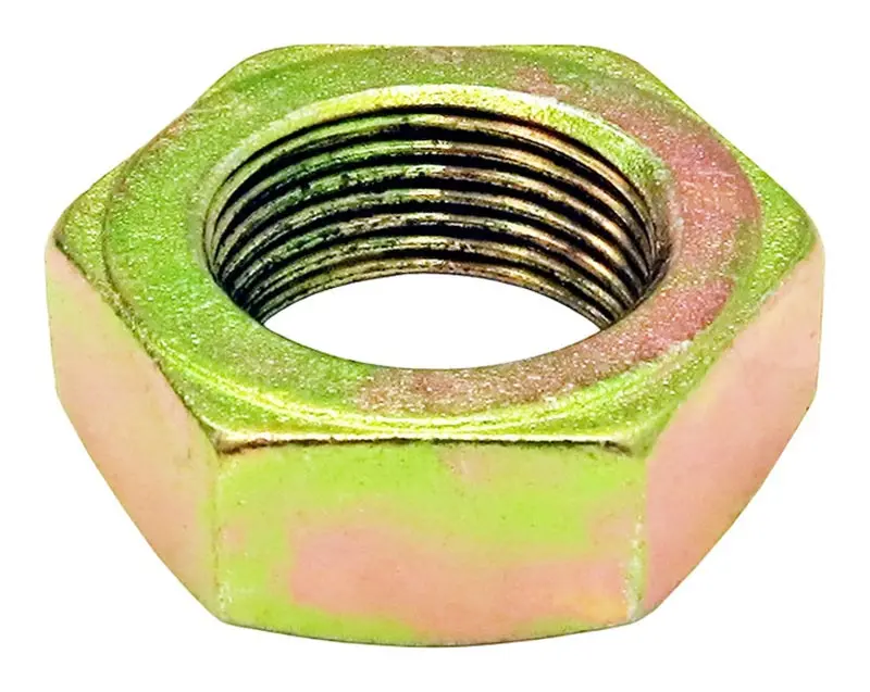 Rockjock Jam Nut 1 1/4In-12 Rh Thread Gold Zinc 1