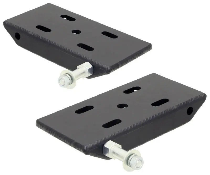 Rockjock Jeep Cj Front Hd Leaf Spring Plates W/ Sway Bar Mounts Pair For 2In Springs 1