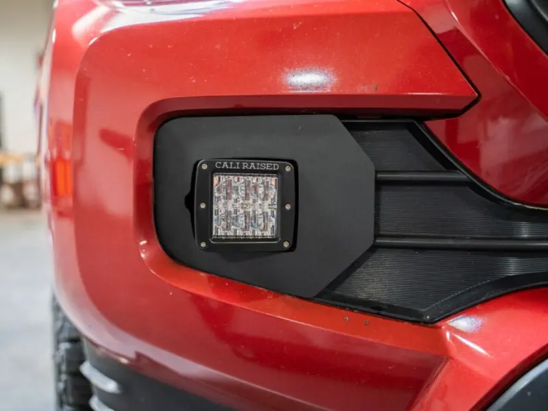 Cali Raised 2016-2023 Toyota Tacoma Led Fog Light Pod Replacements Brackets Kit - 3X2 18W Led Pods 1