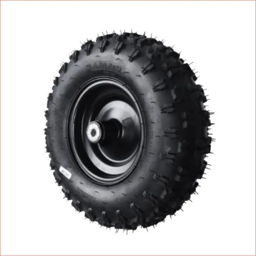 13X5-6" Pneumatic Knobby Wheel (Rim And Tyre) Pair (X2) 1