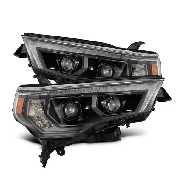 14-20 Toyota 4Runner Alpharex Mk Ii Pro-Series Halogen Projector Headlights Alpha-Black 1