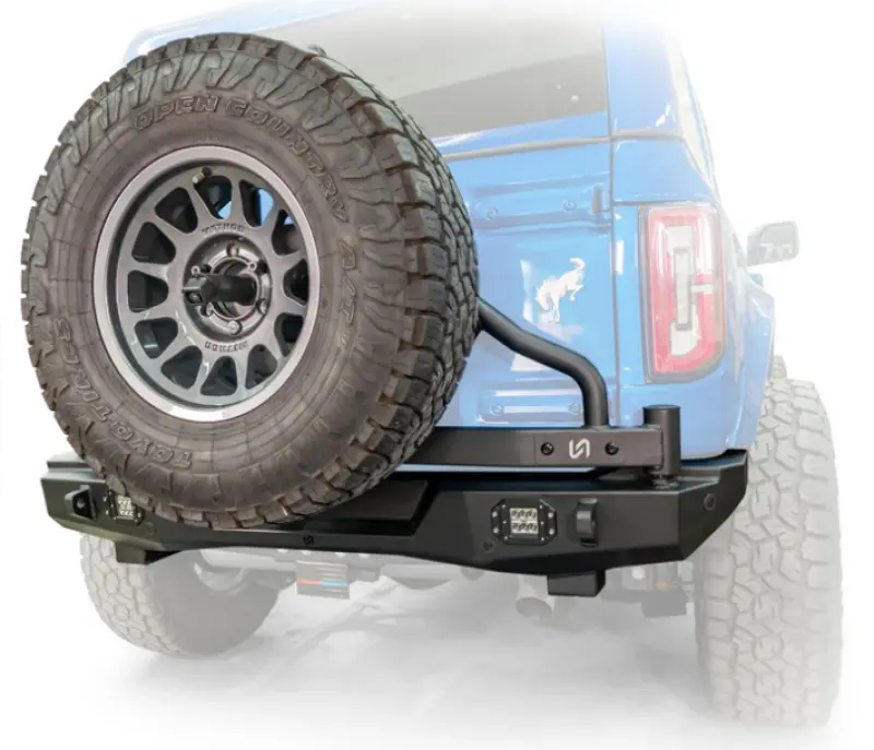 Turn Offroad 2021+ Ford Bronco Swing Out Tire Carrier Rear Bumper 1 Of 2 1
