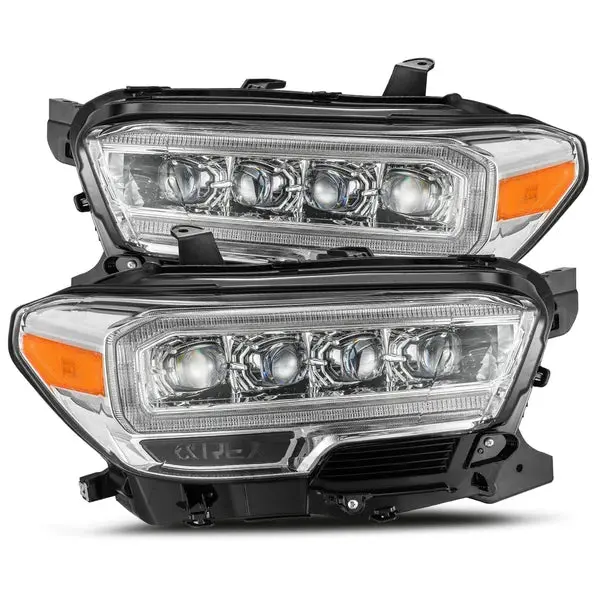 16-23 Toyota Tacoma Alpharex Nova-Series Led Projector Headlights Chrome 1