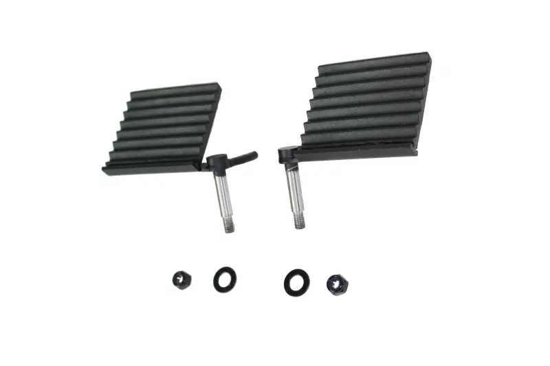Fishbone Offroad 76-06 Jeep Cj Yj Tj Wrangler Foot Peg Set Gloss - Black 1