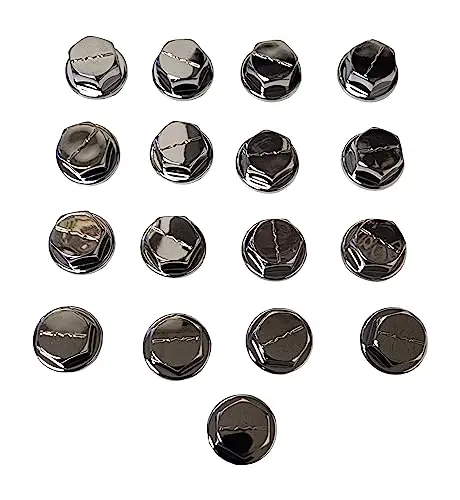17Pcs Xd Series Xd775 Wheel Rivets Bolts Chrome Plastic Kmc Rockstar 1