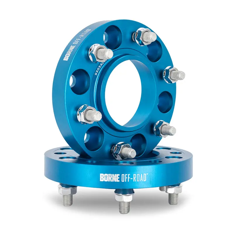 Borne Off-Road Wheel Spacers - 6X139.7 - 78.1 - 38.1Mm - M14x1.5 - Blue 1