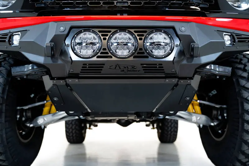 Addictive Desert Designs 2021-2025 Ford Bronco Bomber/Krawler Front Bumper Skid Plate 1