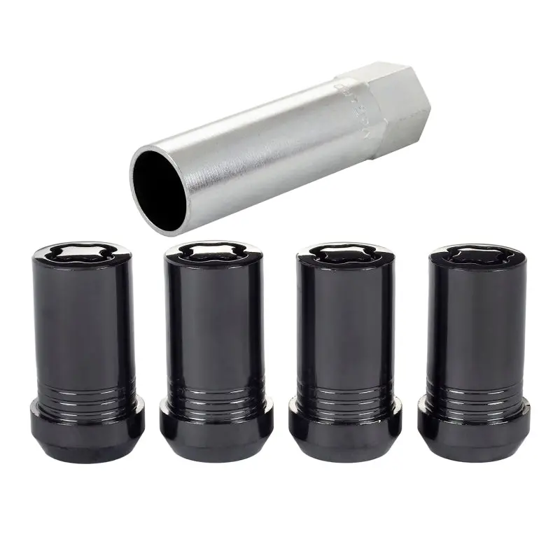 Mcgard Wheel Lock Nut Set - 4Pk. (Tuner / Cone Seat) M14x1.5 / 22Mm Hex / 1.648In. Length - Black 1