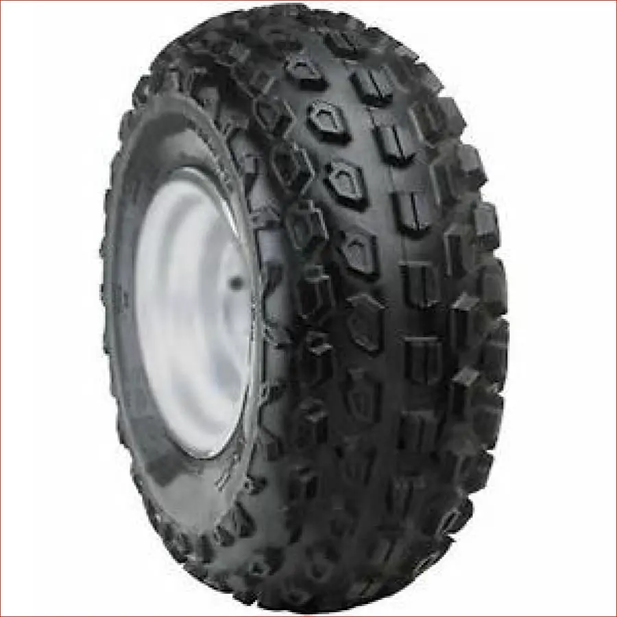 19X7-8" Knobby Wheel (Rim And Tyre) Pair (X2) 1