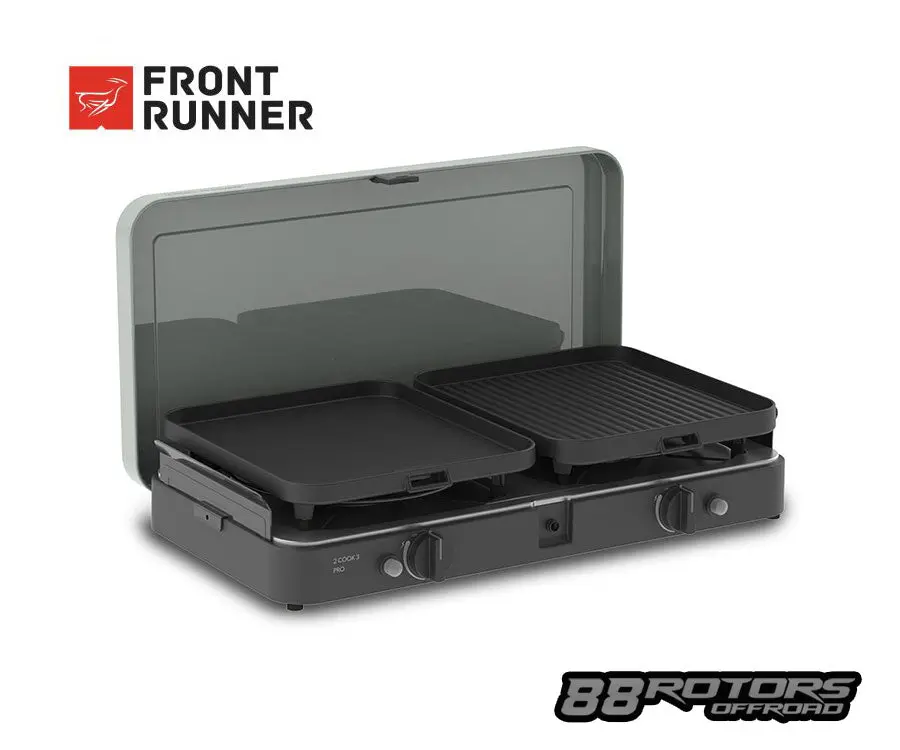 Front Runner / Cadac 2 Cook 3 Pro Deluxe/ Portable 3 Piece/ Gas Barbeque/ Camp Cooker 1