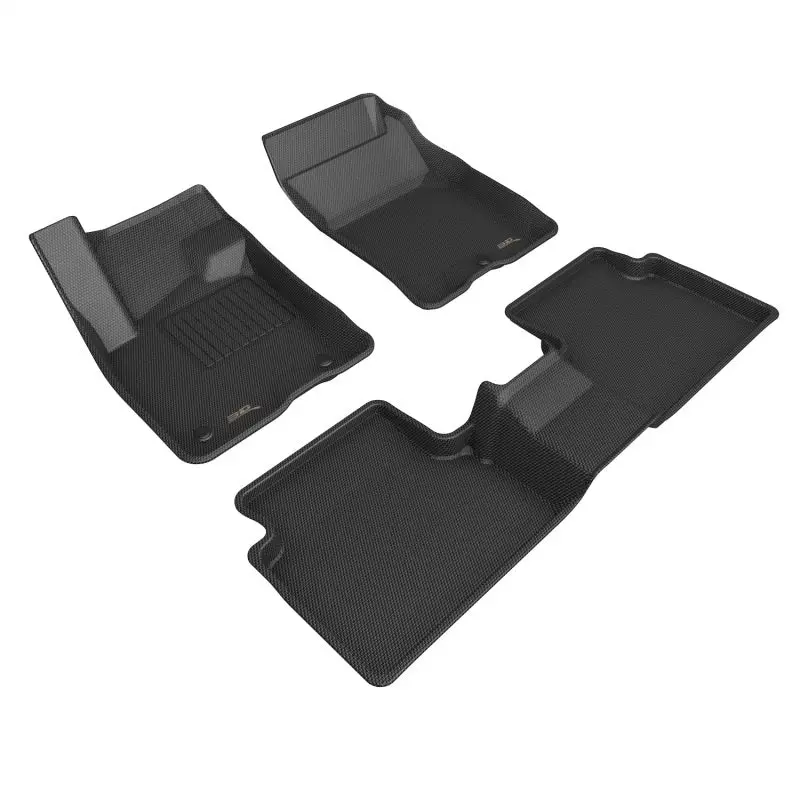 3D Maxpider 21-22 Ford Bronco Sport Kagu 1St 2Nd Row - Floor Mat Set (Black) 1
