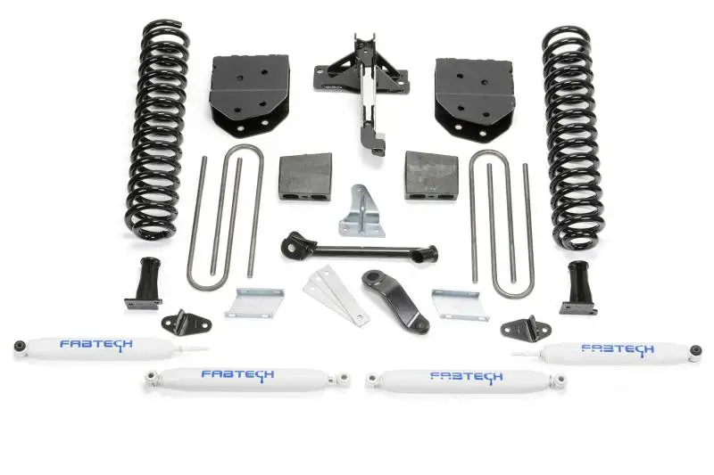 Fabtech 08-16 Ford F250 4Wd 6In Basic Sys W/Perf Shks 1