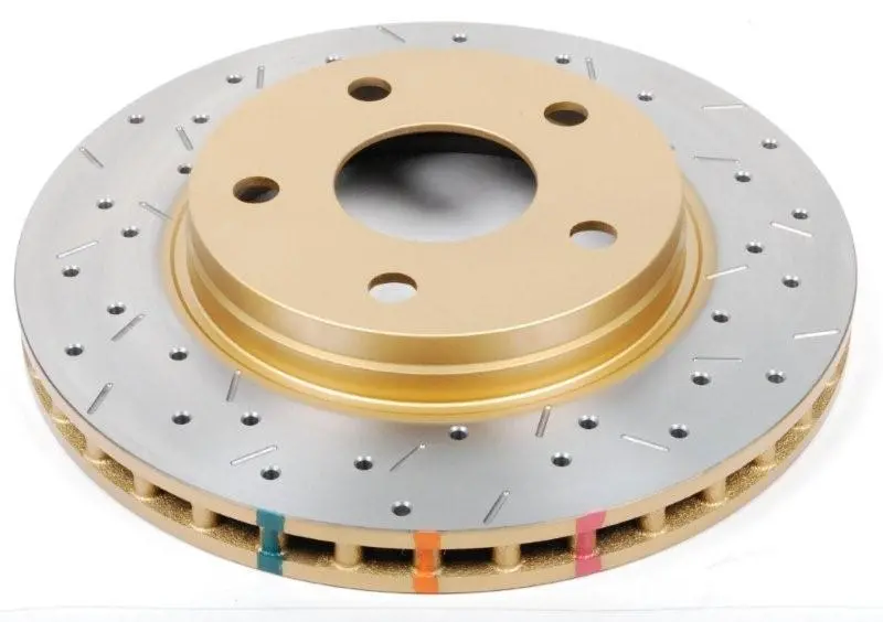 Dba 07-18 Jeep Wrangler (302Mm Front Rotor) Front 4000 Series Drilled & Slotted Rotor 1