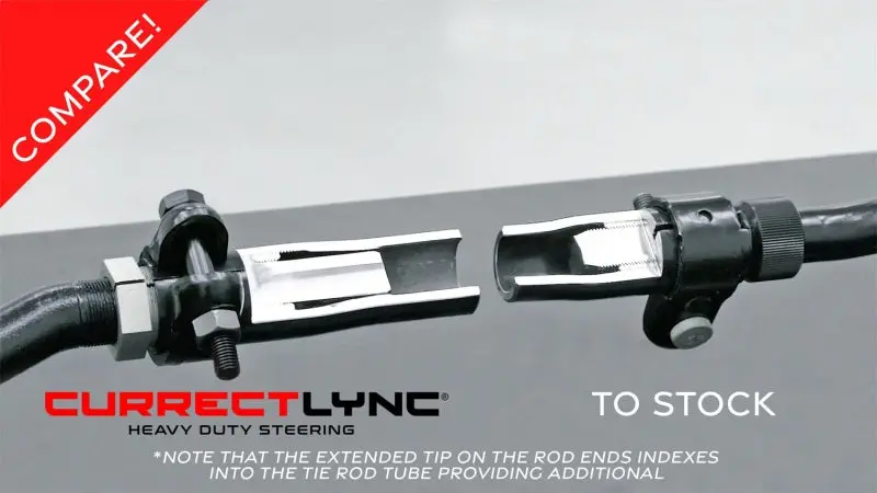 Rockjock Jk Currectlync Tie Rod 1.65In Dia. Tube 2