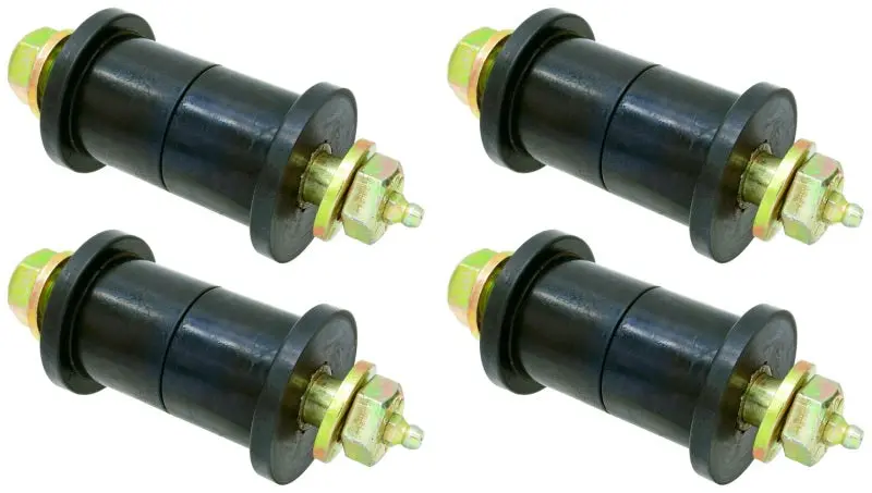 Rockjock Yj Leaf Spring Main Eye Bushing Kit W/ Urethane Bushings Greasable Hardware Set Of 4 1